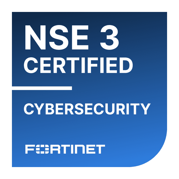 Fortinet NSE 3 Certified in Cybersecurity
